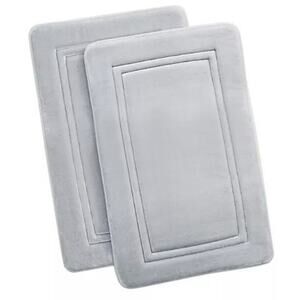 Truly Calm Antimicrobial Memory Foam 2-Pc. Bath Rug Set, 17" x 24"